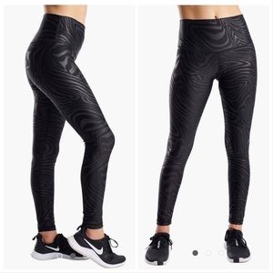 DYI Sport Zebra Matte Foil Leggings